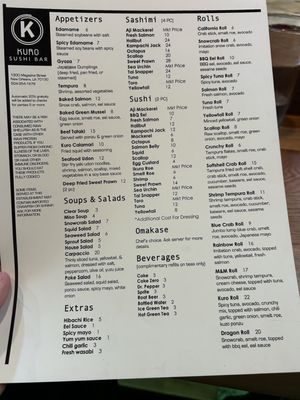 Menu photo 5 Koru New Orleans, LA