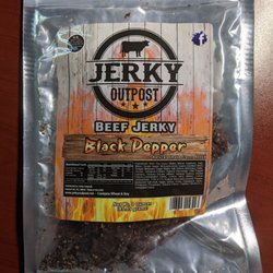 Jerky Outpost - Black Pepper jerky from the Jerky Outpost, Tanger Outlets, Blowing Rock