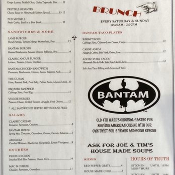 Bantam Pub - 2/2/20 - New American Near Me - Atlanta, Georgia