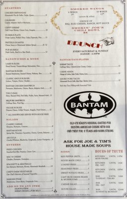 Menu photo 8 Bantam Pub Atlanta, GA