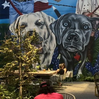 Blue Lacy - Mural at blue lacy restaurant - Bars Near Me - Austin, Texas