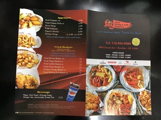 Menu photo 2 Juicy King Crab Express Brooklyn, NY