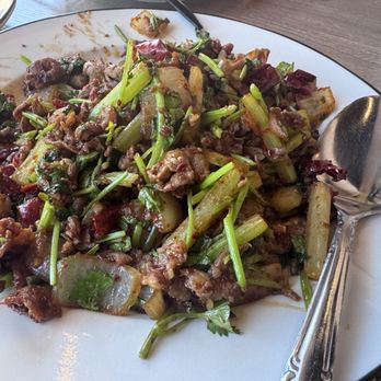 Home Cooking - 孜然羊肉 - Szechuan Near Me - Chino Hills, California