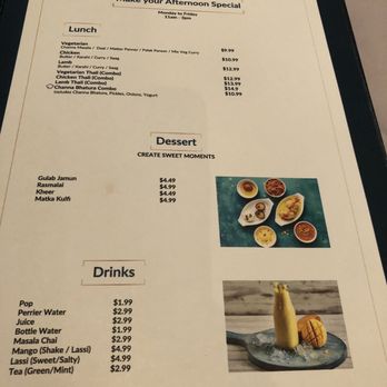 Bombay Touch - Menu Aug 2022 - Indian Near Me - Vaughan, Ontario