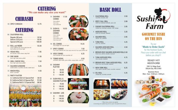 Menu photo 7 Sushi Farm Ellicott City, MD Menu photo 7 Sushi Farm Ellicott City, MD