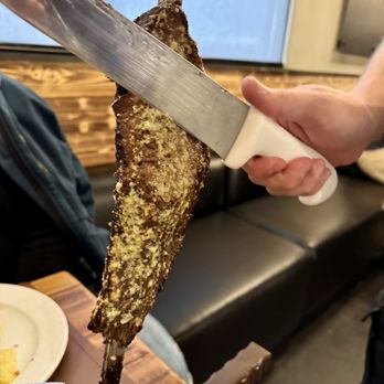 Rodizio Grill Brazilian Steakhouse Idaho Falls - Garlic Tri-tip - Desserts Near Me - Idaho Falls, Idaho