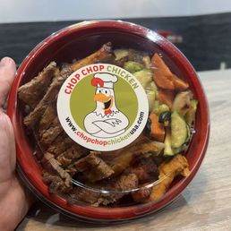 1/2 Chicken and 1/2 Steak 1/2 Chicken and 1/2 Steak