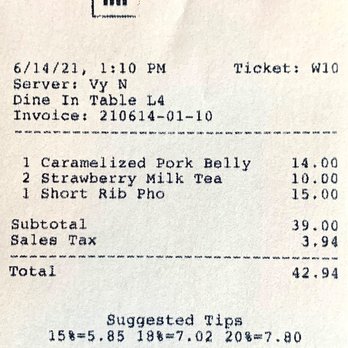 Umi Cafe - Receipt - Bubble Tea Near Me - Issaquah, Washington Umi Cafe - Receipt - Bubble Tea Near Me - Issaquah, Washington