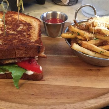 Avocado Grill - Grilled Chicken Avocado BLT with truffle fries - Tapas/Small Plates Near Me - West Palm Beach, Florida Avocado Grill - Grilled Chicken Avocado BLT with truffle fries - Tapas/Small Plates Near Me - West Palm Beach, Florida