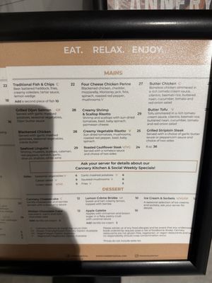 Menu photo 3 The Cannery Kitchen & Social Kingston, ON Menu photo 3 The Cannery Kitchen & Social Kingston, ON
