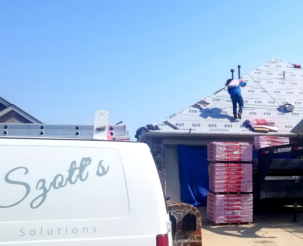 Slide of Szott's Roofing