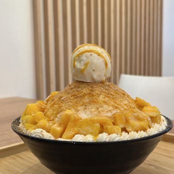 Winter Bear - Mango cheesecake bingsu - Desserts Near Me - Vancouver, British Columbia Winter Bear - Mango cheesecake bingsu - Desserts Near Me - Vancouver, British Columbia