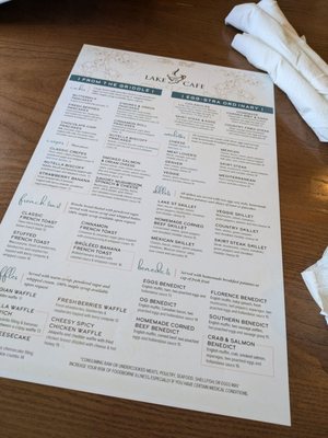 Menu photo 8 Lake St Cafe - Addison Addison, IL