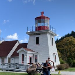 Lighthouse with bagpiper Lighthouse with bagpiper