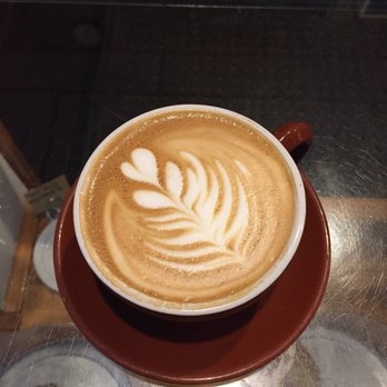 Once Over Coffee Bar - latte - Coffee & Tea Near Me - Austin, Texas