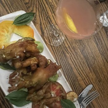 La Cuchara - Squash Blossoms, Chevre florets - Basque Near Me - Baltimore, Maryland La Cuchara - Squash Blossoms, Chevre florets - Basque Near Me - Baltimore, Maryland