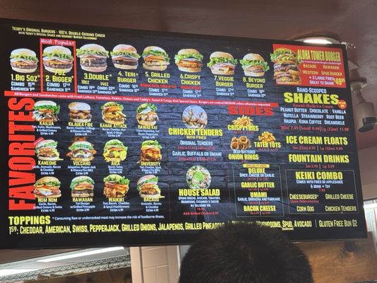Menu photo 6 Teddy's Bigger Burgers - University Honolulu, HI Menu photo 6 Teddy's Bigger Burgers - University Honolulu, HI