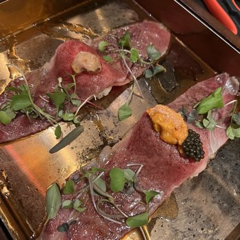 Chubby Cattle - A5 Wagyu Foie Gras Nigiri & A5 Wagyu Uni Caviar Nigiri - Barbeque Near Me - Pleasanton, California