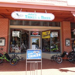 John's Trikes & Bikes - John's Trikes and Bikes in Historic Town Square in Lancaster, Texas.