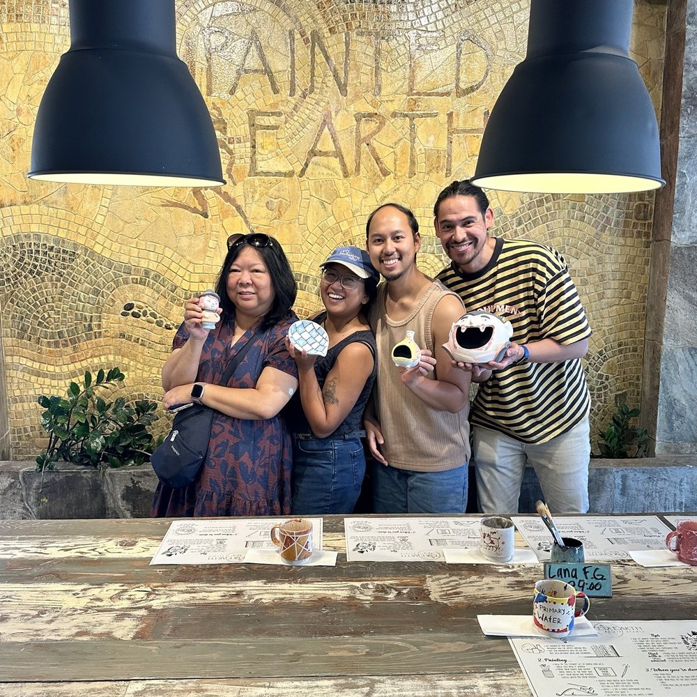 Painted Earth - End products ready to get fired up - Paint & Sip Near Me - Temecula, California