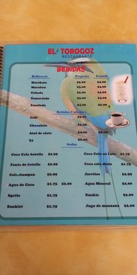 Menu photo 1 El Torogoz Vallejo, CA
