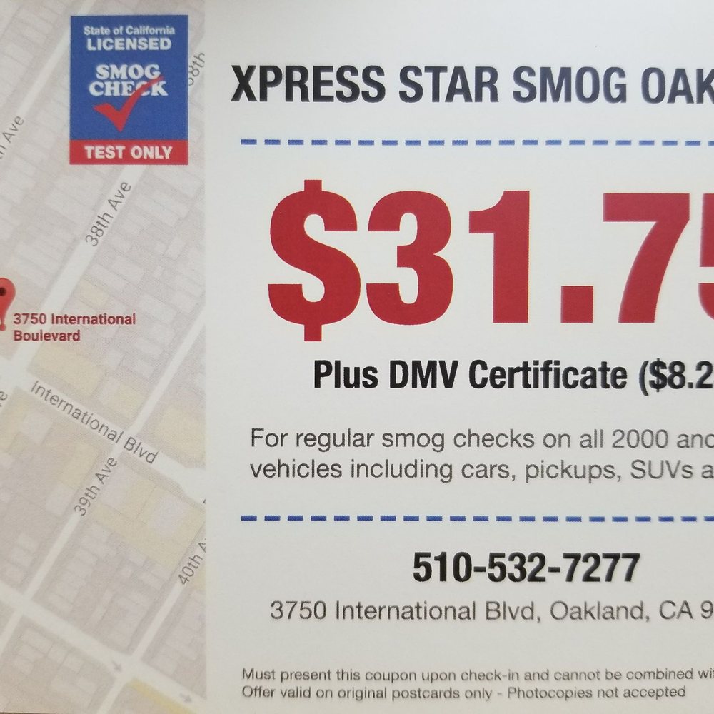 Xpress Star Smog - Smog Check Stations Near Me - Oakland, California Xpress Star Smog - Smog Check Stations Near Me - Oakland, California