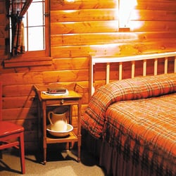 Samara Point Resort - Handcrafted lamps, wooden tables & candle sconces carry you back to simpler time.