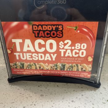 Daddy's Tacos - Taco Tuesday! - Mexican Near Me - Mckinney, Texas