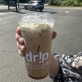 Drip Coffee House - Caramel iced latte - Coffee & Tea Near Me - East Greenwich, Rhode Island