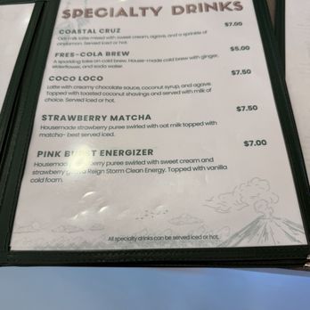 Pura Vida Coffee Bar - menu - Coffee & Tea Near Me - Baton Rouge, Louisiana Pura Vida Coffee Bar - menu - Coffee & Tea Near Me - Baton Rouge, Louisiana