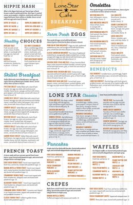 Menu photo 4 Lone Star Cafe Arlington, TX