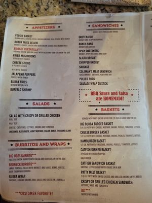 Menu photo 3 Backyard BBQ Belton, TX