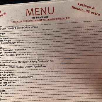 Crazy R's Bar & Grill - Top half of menu - April 2022 - American Near Me - Goodland, Kansas Crazy R's Bar & Grill - Top half of menu - April 2022 - American Near Me - Goodland, Kansas