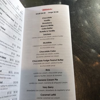 Bliss Dairy Bar & Grill - Menu - Ice Cream & Frozen Yogurt Near Me - Mahopac, New York