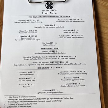 Sushi Kappo Toraya - Menu - Sushi Bars Near Me - Arlington, Massachusetts Sushi Kappo Toraya - Menu - Sushi Bars Near Me - Arlington, Massachusetts