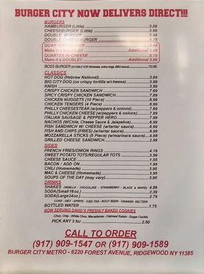 Menu photo 2 Burger City Ridgewood, NY Menu photo 2 Burger City Ridgewood, NY