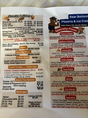 Menu photo 2 Bear Bottoms South Wales, NY Menu photo 2 Bear Bottoms South Wales, NY