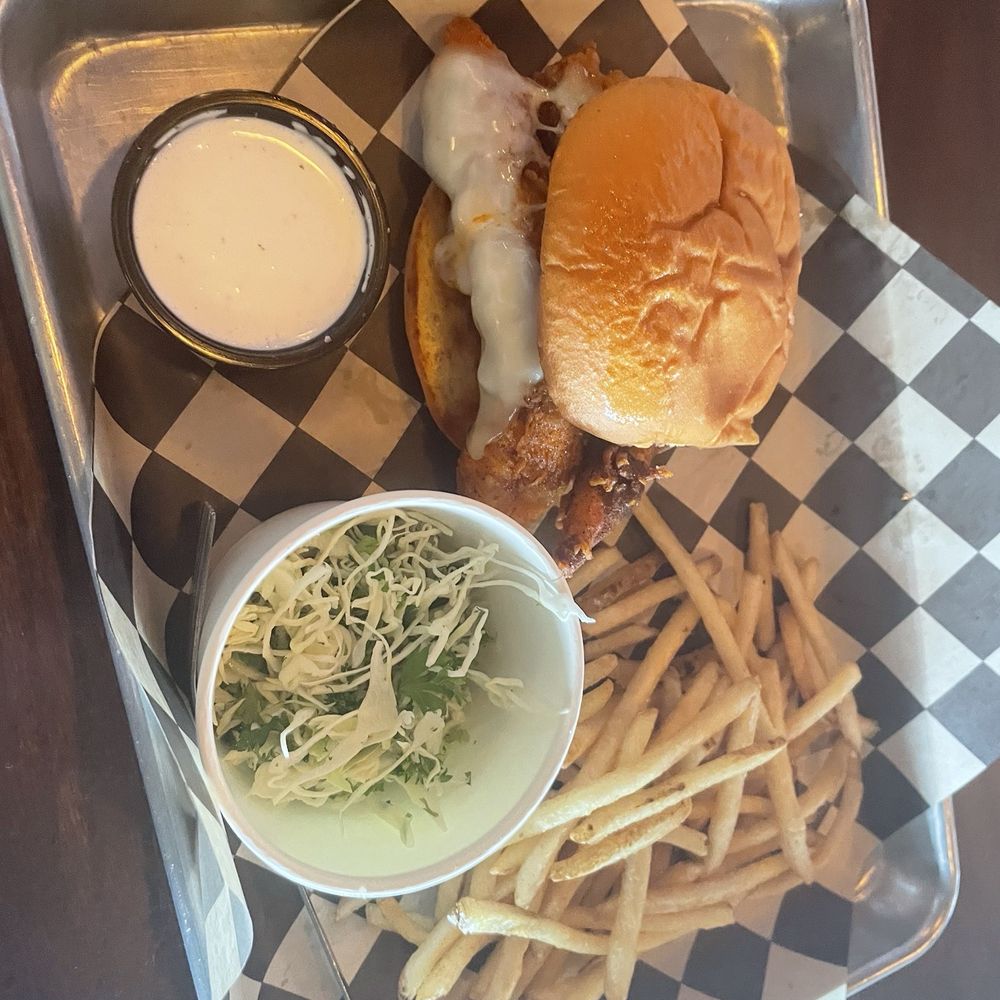 El Camino - Hot Chicken sandwich- they are chicken tender but to be honest I think this is they way it should be done vs a huge breast - Burgers Near Me - Scottsdale, Arizona