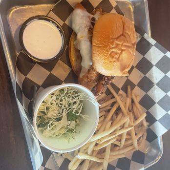 El Camino - Hot Chicken sandwich- they are chicken tender but to be honest I think this is they way it should be done vs a huge breast - Burgers Near Me - Scottsdale, Arizona