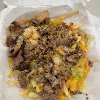 Roxys Tacos - Surf fries with shrimp and steak - Mexican Near Me - San Diego, California Roxys Tacos - Surf fries with shrimp and steak - Mexican Near Me - San Diego, California
