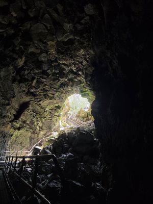Lava River Cave by null