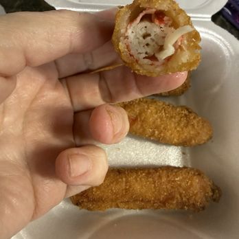 Uptown wings + - Inside of crab sticks - Chicken Wings Near Me - Sugar Hill, Georgia