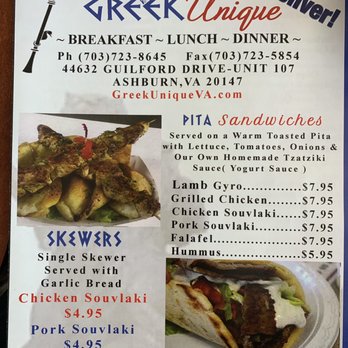 Greek Unique - Greek Near Me - Ashburn, Virginia Greek Unique - Greek Near Me - Ashburn, Virginia