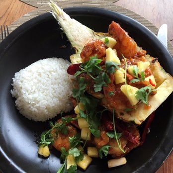 La Hiki - Fried shrimp, pineapple, and rice - Breakfast & Brunch Near Me - Kapolei, Hawaii