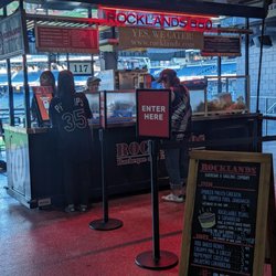 Rockland's BBQ - On the main concourse behind section 117, on the 3B side of home plate