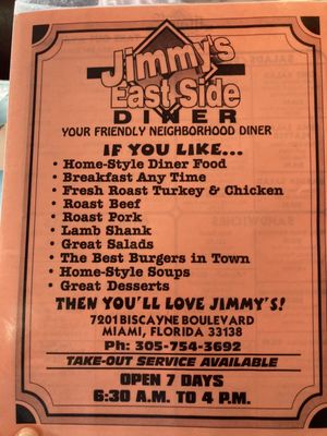 Jimmy's Eastside Diner by null