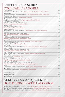 Menu photo 2 F&B Culture Istanbul, 34 Menu photo 2 F&B Culture Istanbul, 34
