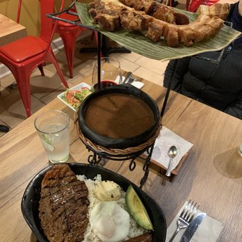 La Chiva Restaurant - La Chiva signature platter! Steak/sausage/chicharron - Colombian Near Me - Lake Ronkonkoma, New York La Chiva Restaurant - La Chiva signature platter! Steak/sausage/chicharron - Colombian Near Me - Lake Ronkonkoma, New York