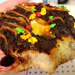 Krispy Kreme - Salted Caramel Brownie Fall donut