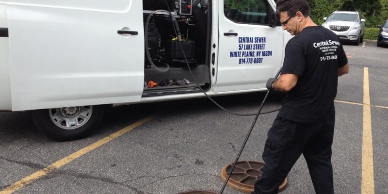 Slide of Central Sewer Service